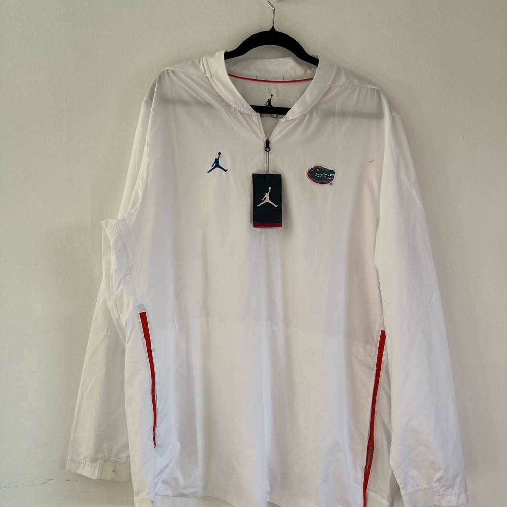 Jordan Gators White Pullover Jacket